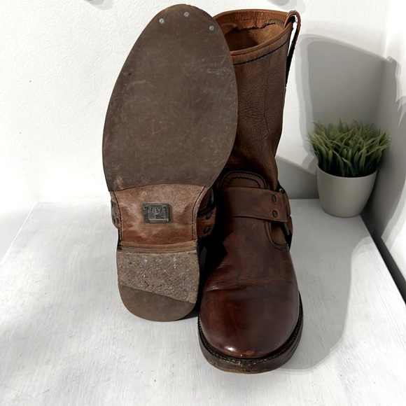 FRYE Harness Leather Boots - Picture 8 of 13